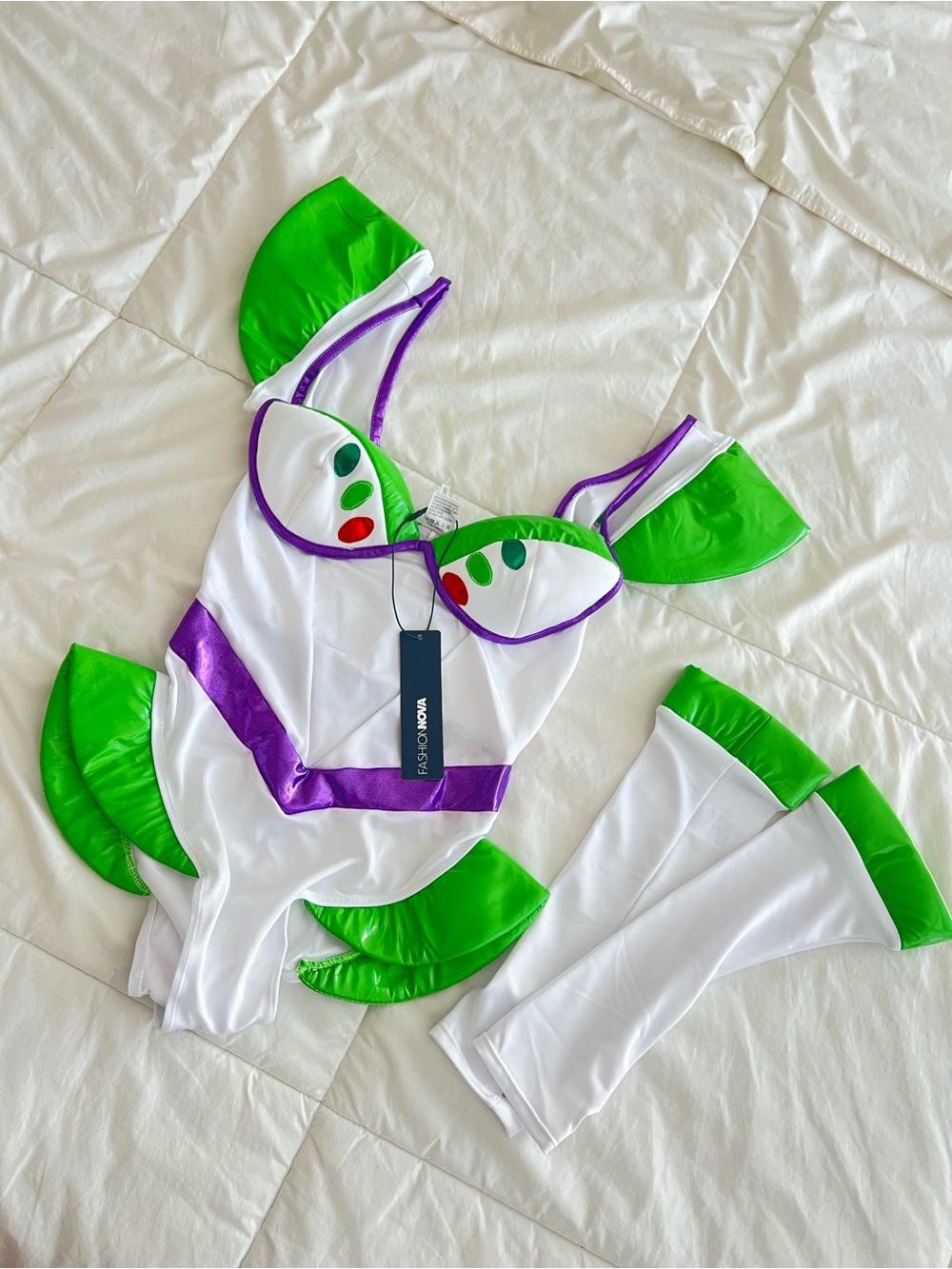 Fashion Nova Costume | Galaxy Gal 2 Piece Costume Buzz lightyear + Glasses
